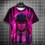 Fashion Anime Characters Graphic T Shirts
