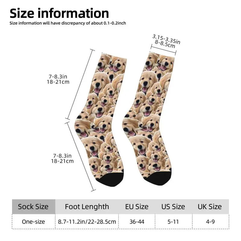 Funny Dog Pet Face Personalized Custom Men's Crew Socks - Image 4