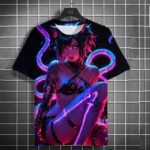 Fashion Anime Characters Graphic T Shirts - Image 3