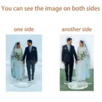 1/2/5Pcs Custom Photo Wedding Human Acrylic Desktop Standee - Image 2