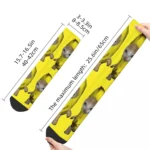Crazy Design Cute Kitten Banana Cat Meme Basketball Socks - Image 6