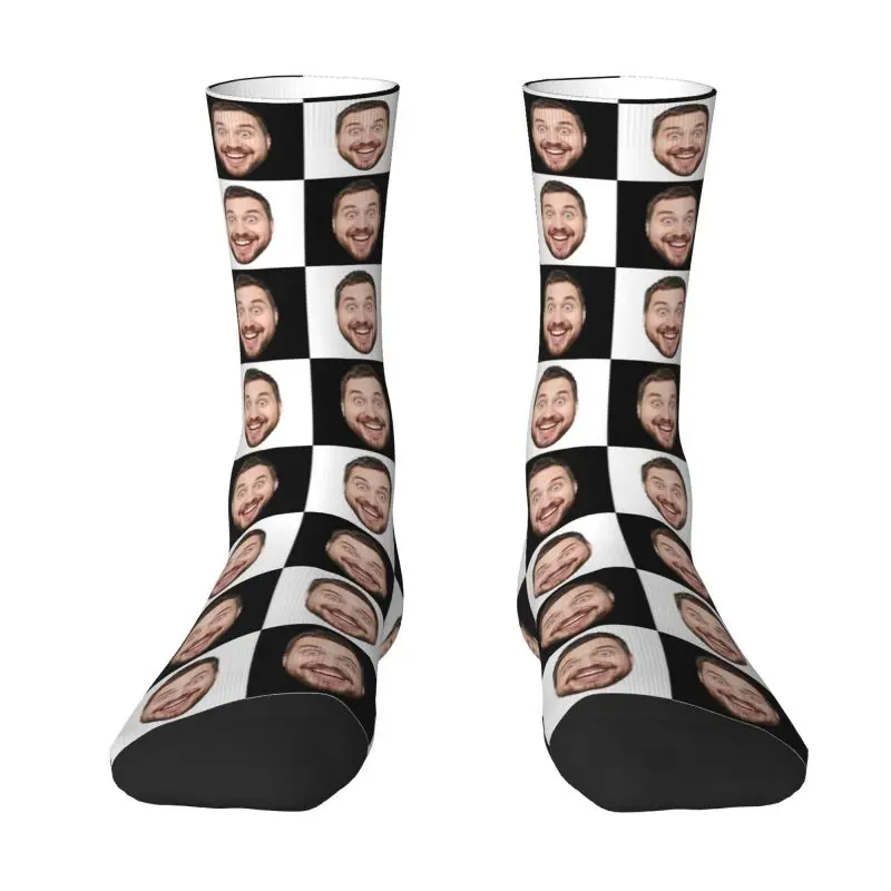 Personalized Face Photo Custom Dress Socks - Image 2
