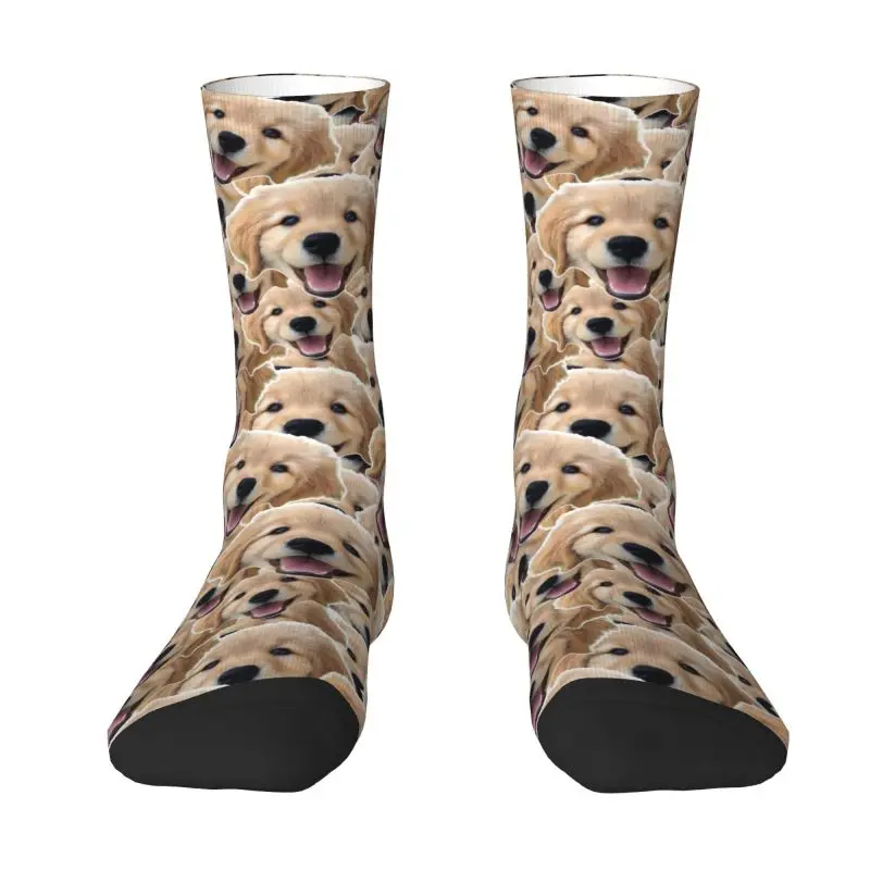 Funny Dog Pet Face Personalized Custom Men's Crew Socks - Image 2