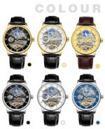Casual Hollow Moon Automatic Mechanical Watch - Image 9