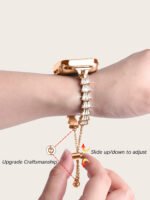 Metal Strap Stainless Steel Shell Diamond Universal - Image 6