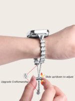 Metal Strap Stainless Steel Shell Diamond Universal - Image 10