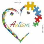 1pc Unique Autism Awareness Vinyl Sticker - Image 2