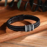 Personalized Leather Bracelet with 1-5 Family Names - Image 5