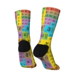 Novelty Men Socks with Colorful Periodic Table Element - Image 5
