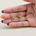 Customized Arabic Name Stud Earrings - Image 4