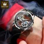 Automatic Watch for Men Hollow Transparent Dial - Image 4