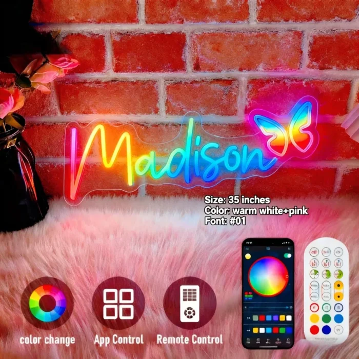 RGB Custom Name Neon Light – newdecos