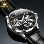 Automatic Watch for Men Hollow Transparent Dial - Image 3