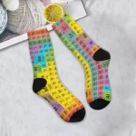 Novelty Men Socks with Colorful Periodic Table Element - Image 6