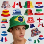 National Flag Bucket Hat Men Women Football Fan Party