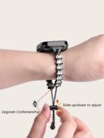 Metal Strap Stainless Steel Shell Diamond Universal - Image 8