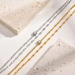 Double Chain Bracelet Zirconia - Image 4