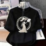 Printed T-Shirt Elegant And Understated Luxury-style - Image 6