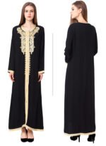 Muslim Embroidered Lace Dress - Image 7