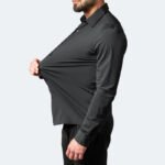 Full Elastic Force Non-ironing Men's Long-sleeved Shirt - Image 4
