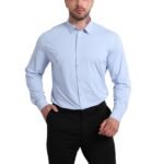 Ice-cool Silky-smooth Wrinkle-resistant Large-size Shirt - Image 7