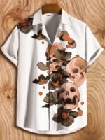 Summer Casual Printed Hawaiian Shirt Men's Vacation - Image 3