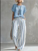 Short-sleeved Trousers Suit Summer Fashion - Image 3