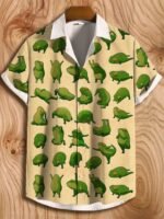 Summer Casual Printed Hawaiian Shirt Men's Vacation - Image 2