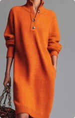 Fashion Warm Stand-up Collar V-neck - Image 8