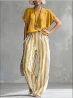 Short-sleeved Trousers Suit Summer Fashion - Image 6