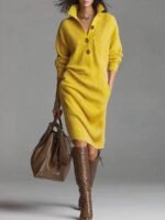 Fashion Warm Stand-up Collar V-neck - Image 2