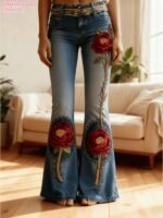 Fashionable Casual Women's Jeans - Image 9