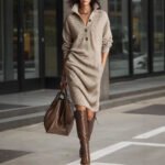 Fashion Warm Stand-up Collar V-neck - Image 9