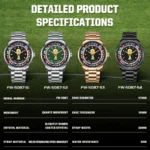 Famous Football Sports Quartz Watch 360 ° Rotating - Image 6