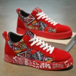 men's heart and music graphic design shoes - Image 5