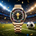 Famous Football Sports Quartz Watch 360 ° Rotating