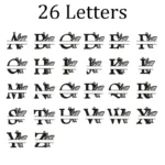 Custom Butterfly Name Necklace Stainless Steel Letter Pendant - Image 3
