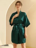 Custom Name Satin Robe - Image 4