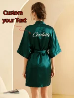 Custom Name Satin Robe - Image 2