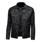 Men's Spring 2026 Casual Jacket Black Slim Fit - Image 5