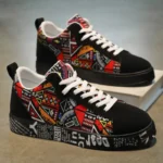 men's heart and music graphic design shoes - Image 4