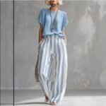 Short-sleeved Trousers Suit Summer Fashion - Image 9
