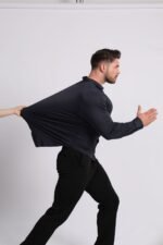 Ice-cool Silky-smooth Wrinkle-resistant Large-size Shirt - Image 3