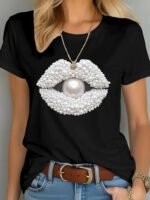 Printed Comfortable Casual T-shirt Pure Cotton - Image 2