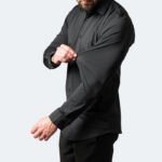 Full Elastic Force Non-ironing Men's Long-sleeved Shirt - Image 6