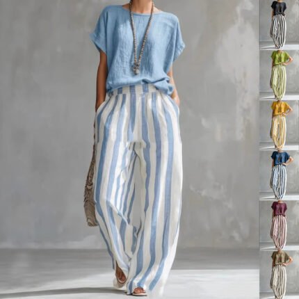 Short-sleeved Trousers Suit Summer Fashion