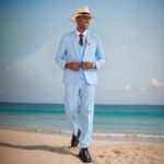 Mens Casual Best Man Two-Piece Suit