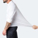 Full Elastic Force Non-ironing Men's Long-sleeved Shirt - Image 5
