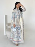 Womens Fashion Dubai Traditional Muslim Abaya Elegant Pleated Skirt - Image 2