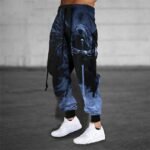 Drawstring Elastic Waist Retro Harem Pants With 3D Animal Print Mens Athletic Trousers - Image 2
